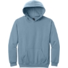 Custom Gildan Youth Softstyle Midweight Fleece Hoodie Stone Blue