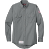 Custom Bulwark EXCEL FR ComforTouch Dress Uniform Shirt. Silver Grey