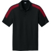 Custom Sport-Tek Competitor United Polo Blk/DpRed