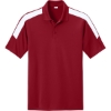 Custom Sport-Tek Competitor United Polo Deep Red/White
