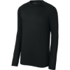 Custom Sport-Tek PosiCharge Compression Long Sleeve Tee Black