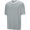 Custom Sport-Tek Tough Mesh V-Neck Baseball Jersey Silver