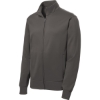 Custom Sport-Tek Sport-Wick Fleece Full-Zip Jacket. IronGrey