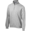 Custom Sport-Tek 1/4-Zip Sweatshirt. Athletic Heather Gray