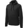 Custom Sport-Tek Repel Fleece Hooded Pullover. Black