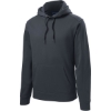 Custom Sport-Tek Repel Fleece Hooded Pullover. Graphite Grey