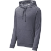 Custom Sport-Tek PosiCharge Tri-Blend Wicking Fleece Hooded Pullover. True Navy Hthr