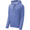Custom Sport-Tek PosiCharge Tri-Blend Wicking Fleece Hooded Pullover. True Royal Hth