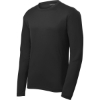 Custom Sport-Tek PosiCharge RacerMesh Long Sleeve Tee. Black