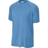 Custom Sport-Tek PosiCharge Competitor 2-Button Henley Carolina Blue