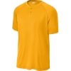 Custom Sport-Tek PosiCharge Competitor 2-Button Henley Gold