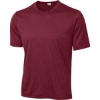 Custom Sport-Tek Heather Contender Tee. Cardinal Hthr