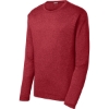 Custom Sport-Tek Long Sleeve Heather Contender Tee. Scarlet Red Heather