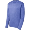 Custom Sport-Tek Long Sleeve Heather Contender Tee. True Royal Heather Blue