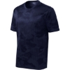 Custom Sport-Tek CamoHex Tee. True Navy Blue CamoHex