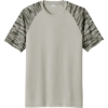 Custom Sport-Tek Drift Camo Colorblock Tee Silver/Camo