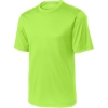 Custom Sport-Tek PosiCharge Elevate Tee. Lime Shock
