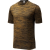 Custom Sport-Tek PosiCharge Electric Heather Tee. Gold-Black Ele