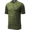 Custom Sport-Tek PosiCharge Electric Heather Tee. Lime Sh-T Ny E