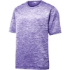 Custom Sport-Tek PosiCharge Electric Heather Tee. Purple Electrc
