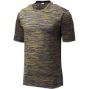 Custom Sport-Tek PosiCharge Electric Heather Tee. True Roy/Gld E