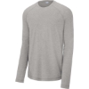 Custom Sport-Tek PosiCharge Long Sleeve Tri-Blend Wicking Raglan Tee Light Grey Hth