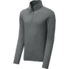 Custom Sport-Tek PosiCharge Tri-Blend Wicking 1/4-Zip Pullover. Dark Grey Hthr