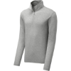 Custom Sport-Tek PosiCharge Tri-Blend Wicking 1/4-Zip Pullover. Light Grey Hth