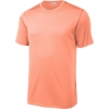 Custom Sport-Tek Posi-UV Pro Tee. Soft Coral Pink