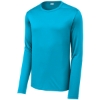 Custom Sport-Tek Posi-UV Pro Long Sleeve Tee. Sapphire Blue