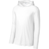 Custom Sport-Tek Posi-UV Pro Long Sleeve Hoodie White