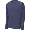 Custom Sport-Tek Long Sleeve Digi Camo Tee. True Navy Blue