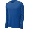 Custom Sport-Tek Long Sleeve Digi Camo Tee. True Royal Blue
