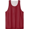 Custom Sport-Tek PosiCharge Reversible Mesh Tank Deep Red/White
