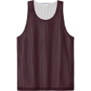 Custom Sport-Tek PosiCharge Reversible Mesh Tank Maroon Red/White