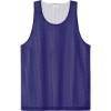 Custom Sport-Tek PosiCharge Reversible Mesh Tank Purple/White