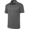 Custom Sport-Tek Posi-UV Pro Polo. Dark Smoke Gray