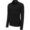 Custom Sport-Tek Posi-UV Pro Long Sleeve Polo. Black