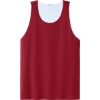 Custom Sport-Tek PosiCharge Competitor Rev Tank Deep Red/White