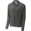 Custom Sport-Tek Sport-Wick Flex Fleece Full-Zip. Dark Gray Heather
