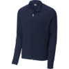 Custom Sport-Tek Sport-Wick Flex Fleece Full-Zip. True Navy Blue