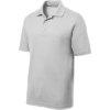 Custom Sport-Tek PosiCharge RacerMesh Polo. Silver