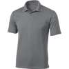Custom Sport-Tek Micropique Sport-Wick Polo. Grey Concrete