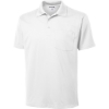 Custom Sport-Tek Micropique Sport-Wick Pocket Polo. White