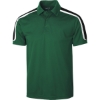 Custom Sport-Tek Tricolor Shoulder Micropique Sport-Wick Polo. Forest Green/Black/White