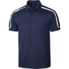 Custom Sport-Tek Tricolor Shoulder Micropique Sport-Wick Polo. Tr Navy/Blk/Wh