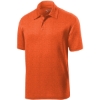 Custom Sport-Tek Heather Contender Polo. Deep Orange HR