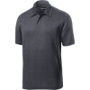 Custom Sport-Tek Heather Contender Polo. Graphite Gray Heather
