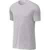 Custom Sport-Tek PosiCharge Re-Compete Tee Silver