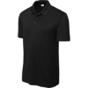 Custom Sport-Tek PosiCharge Re-Compete Polo Black
